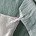 JELLYMONI Green Duvet Cover Set, 3-in-1 Luxury Button Bedding Set, Ultra Soft Breathable Microfiber, Easy Care, Simple Style, Solid Color Duvet Cover Queen Size(No Comforter)