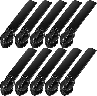 Veemoon 10pcs Luggage Zipper Pulls Anti Explosion Zipper Pulls Replacement Dual Layer Nylon Luggage Zipper Heads Universal Zipper Kit for Suitcase Backpack Tent Clothing Repair Business and Travel