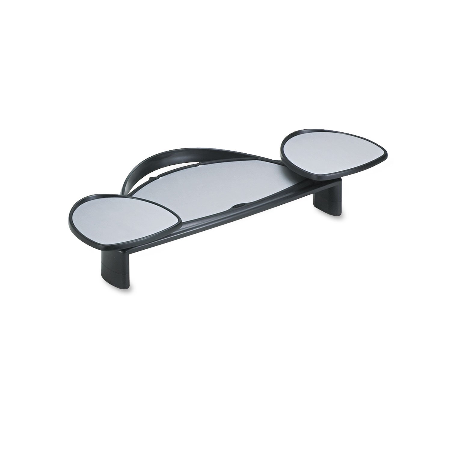 Support pour écran plat robuste en finition noire au design épuré
