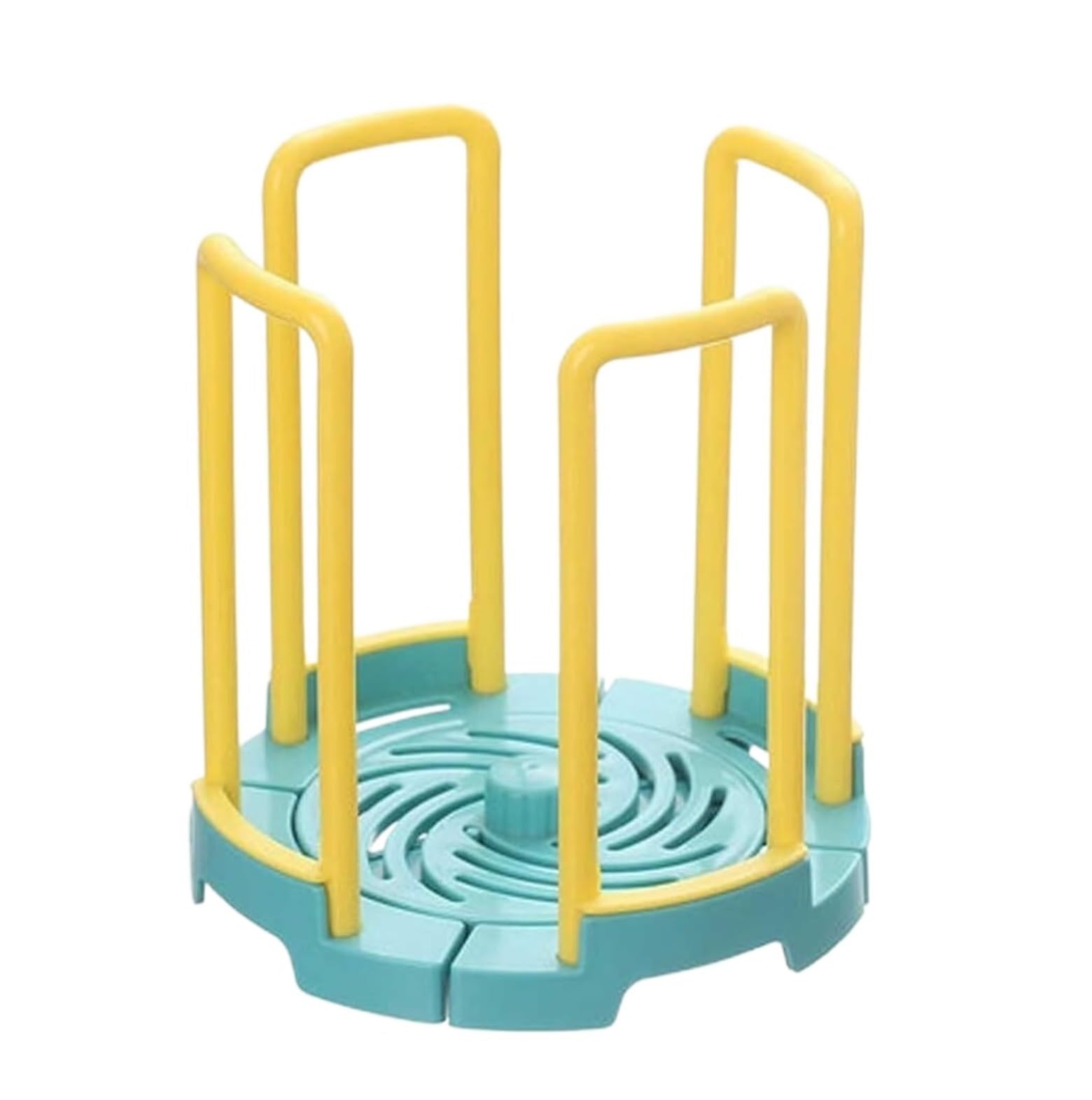 Azhkjkzh Yellow Dish Rack Dish Rack Kitchen Multi-Functional Bowl Household Utensils Storage Drain For Small Kitchen(Yellow)