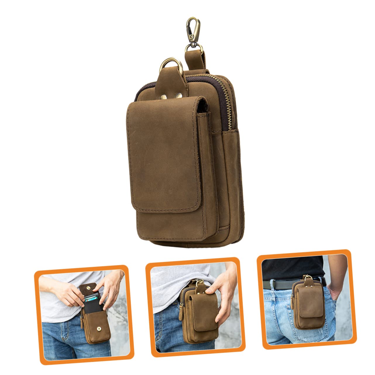 VILLCASE Pochette pour Téléphone Portable Sacoche De Ceinture Pochette De Ceinture Adaptée Aux Activités De Plein Air Randonnée Camping Équitation Et Travaux De Construction