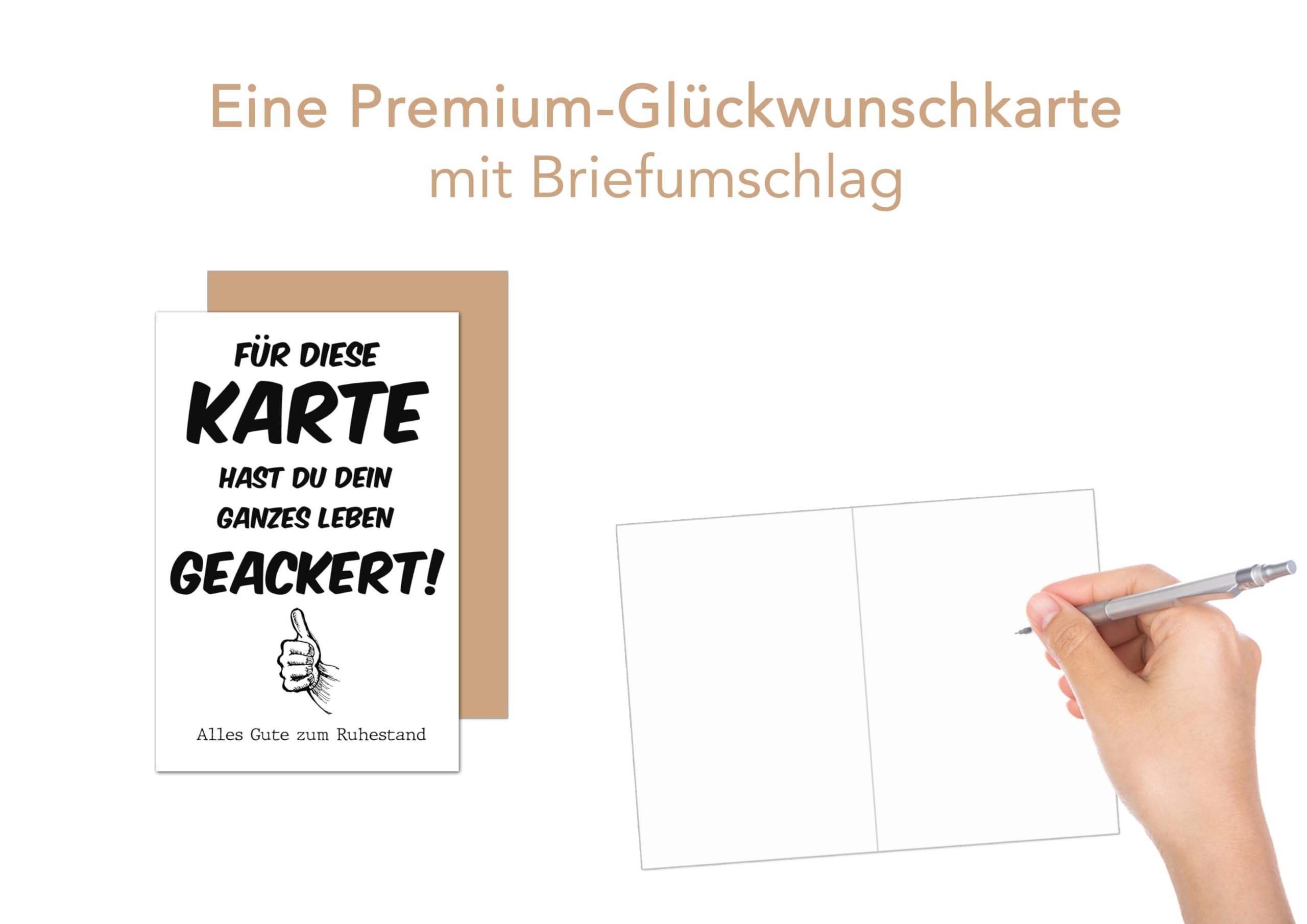 Carte Voeux Seidel Carte De Vœux Carrée 14,5cm Seidel - Carte D'adieu Donuts, Qualité Supérieure Allemande Carte Retraite