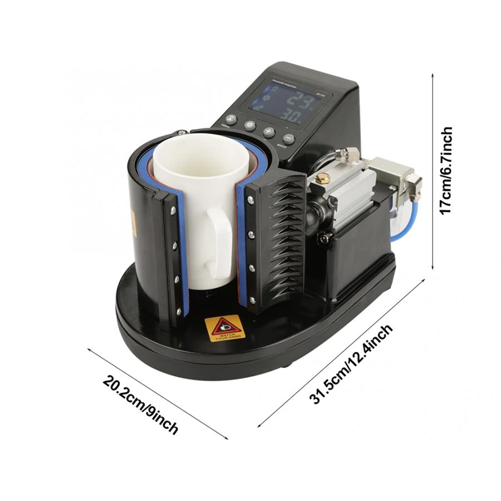 Prensa térmica Máquina de prensa de calor MUYUMÁTICA AUTO TAZA TRANSFERENCIA SUBLIMACIÓN ST110 con excelente precisión