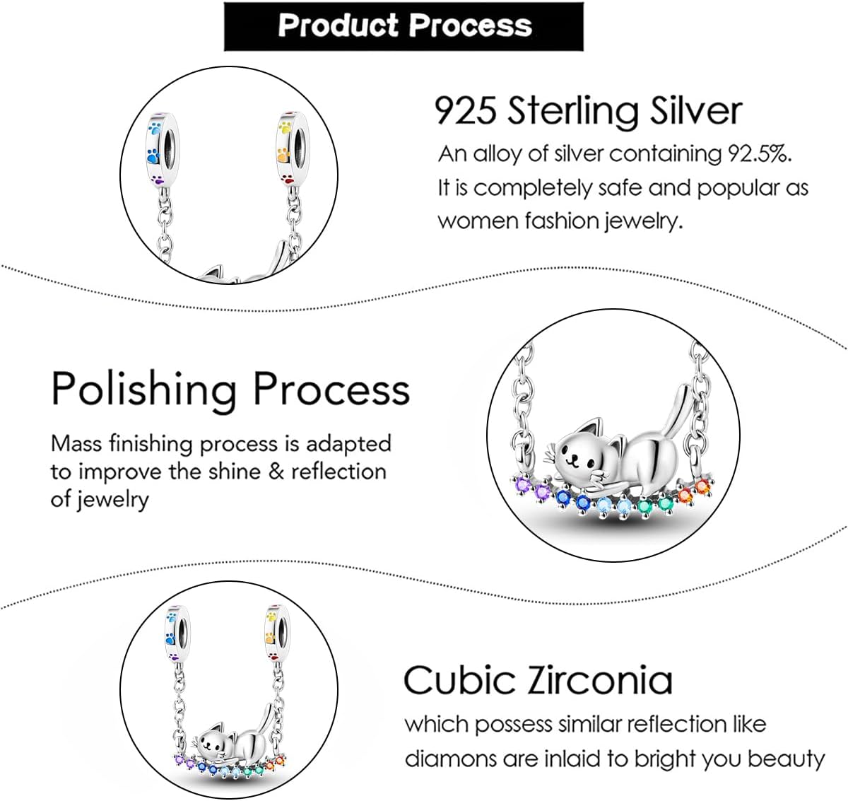 Charm Fit for Pandora Bracelets Christmas Festival Heart Animals 925 Silver Bead Charms Jewelry Gift for Women and Friend - Image 7