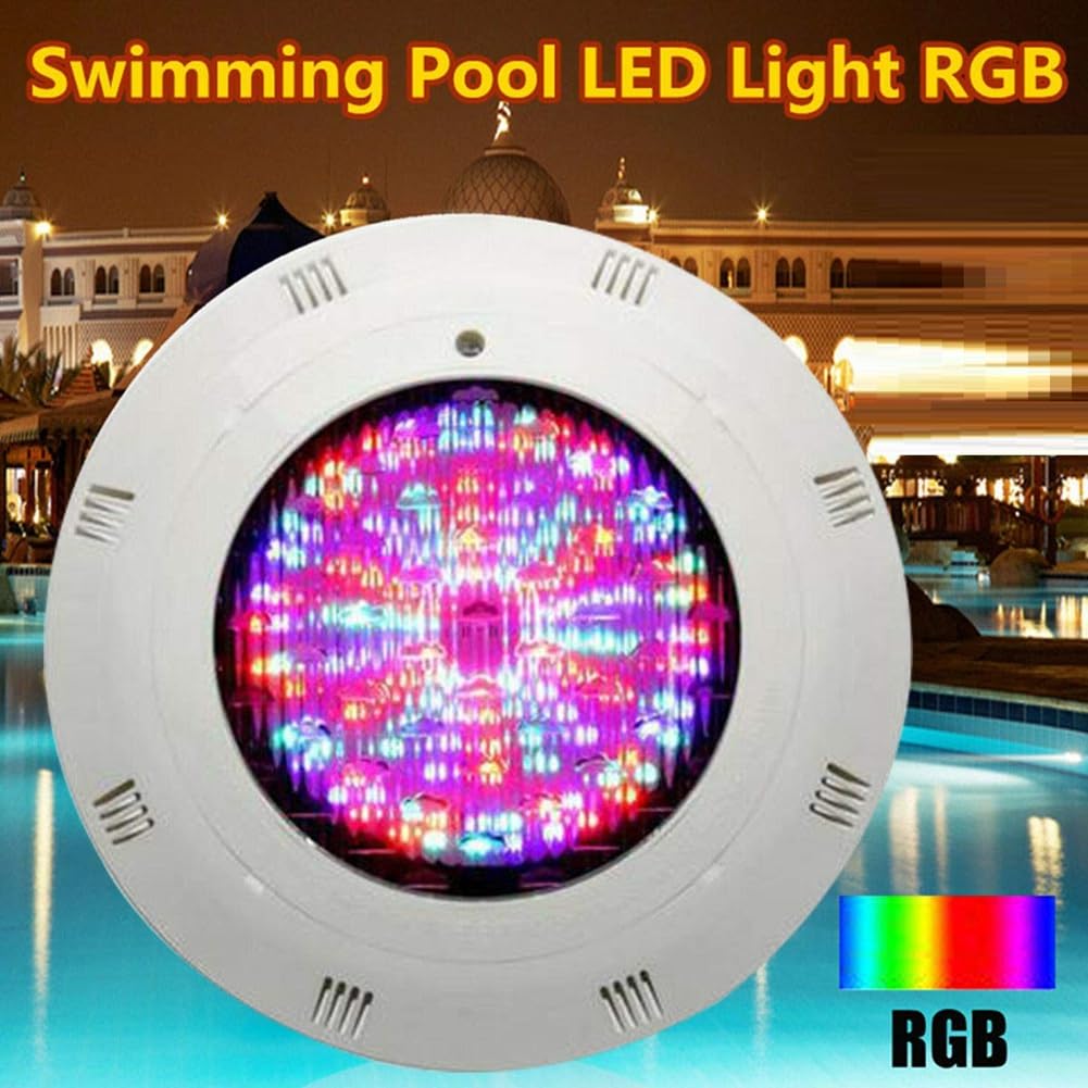Poollicht 12V 18W LED Unterwasserleuchten mit RGB Farbwechsel IP68 mit (18W)