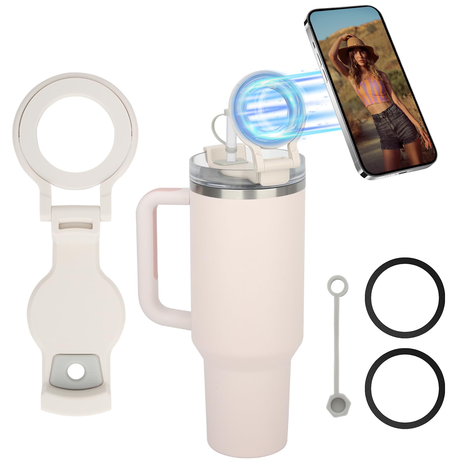 Bogg Bag Getränkehalter Für Stanley, Owala, Yeti – 3-in-1 Set, Rosa, Für Alle Bogg Bags