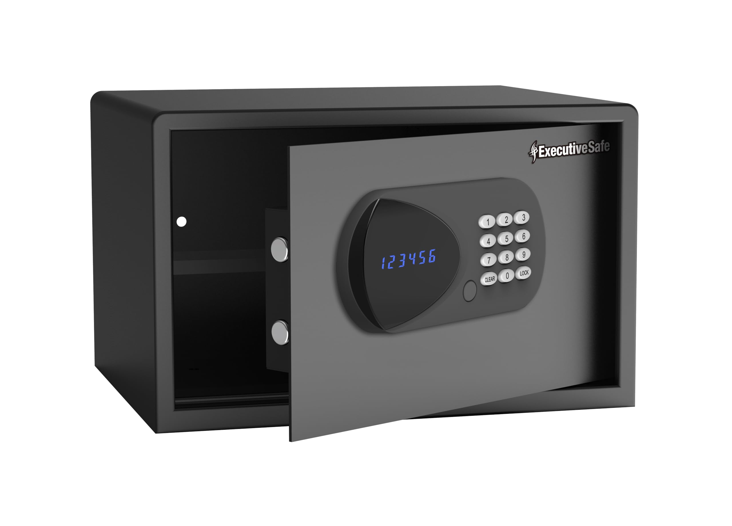 Executive Safe ACS-6 - Cassaforte digitale per computer portatile, per casa, ufficio e hotel, adatta per laptop da 17", mensola, tastiera elettronica, bulloni motorizzati, display a LED, porta USB e