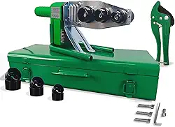 Soldador de tubo de água de plástico para PP, PP-R, PE, PP-C - Máquina de fusão de tubo de poliéster - Aquecedor de tubo de PVC - Equipamento de soldagem de tubo de 110 V