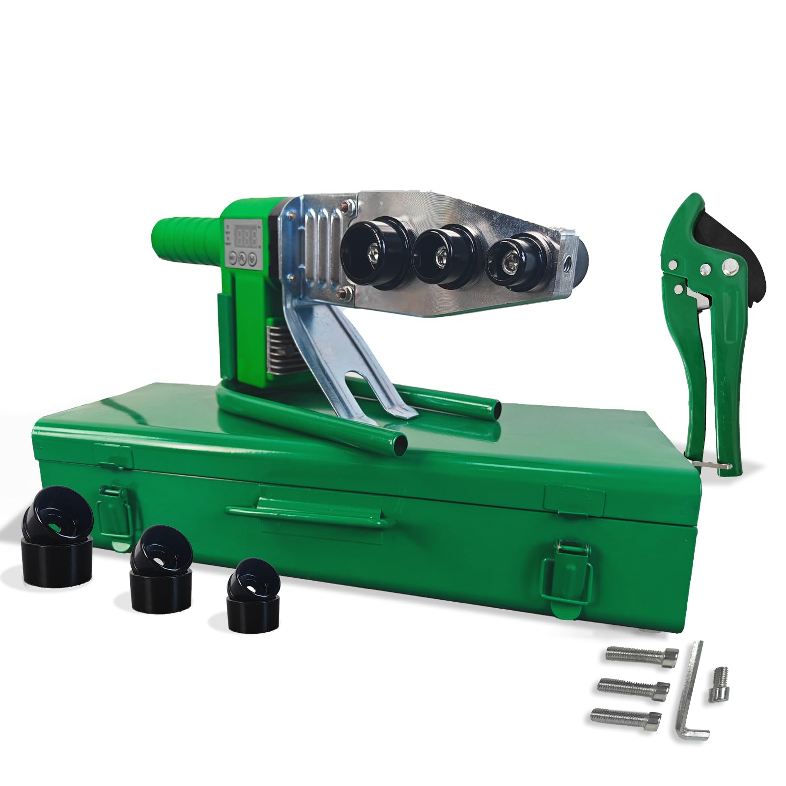 Plastic Water Pipe Welder for PP, PP-R, PE, PP-C - Poly Pipe Fusion Machine - PVC Pipe Heater - 110V Pipe Welding Equipment