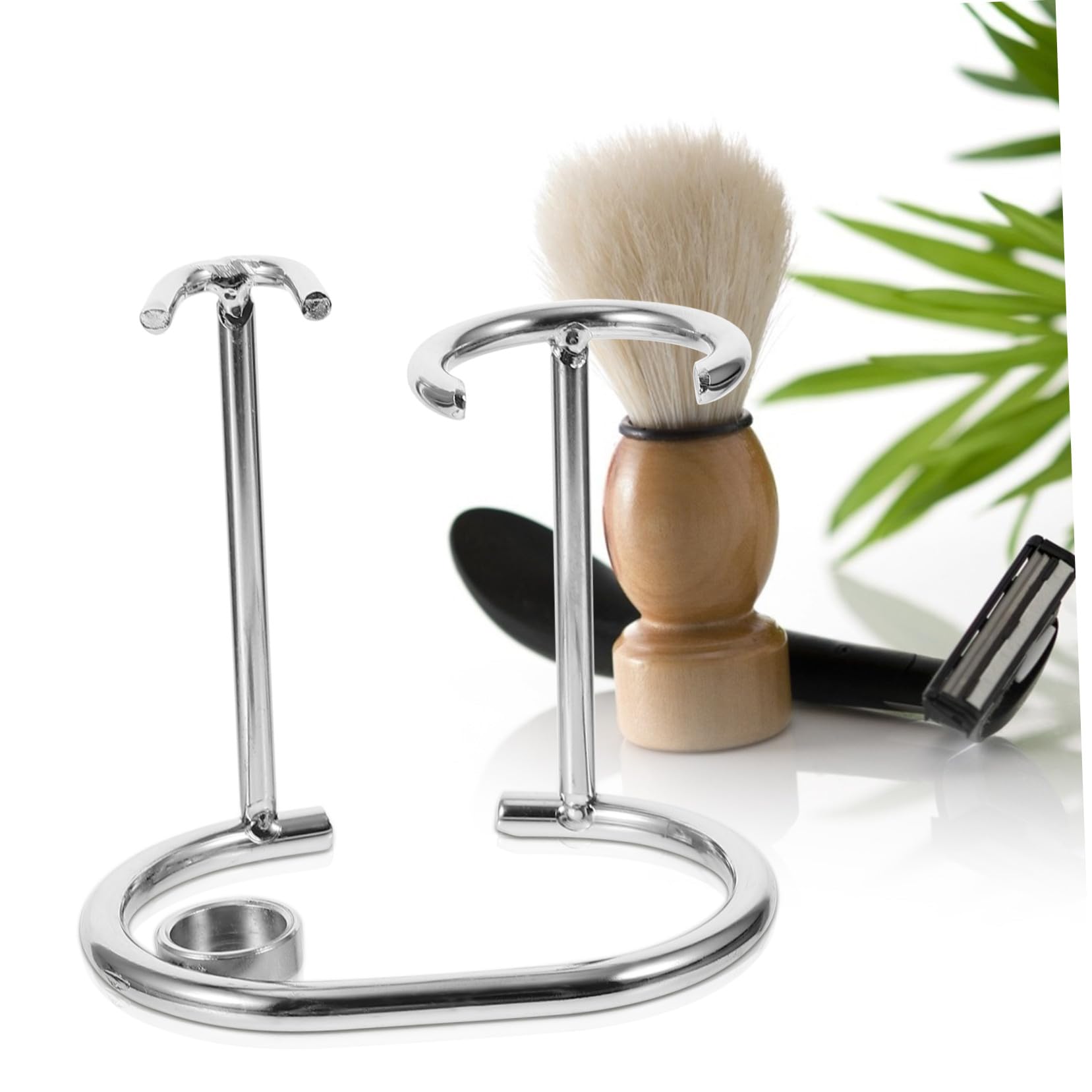 Beaupretty 3pezzi Supporto Per Rasoio e Pennello Da Barba Organizer Per Strumenti Di Maschile Base Antiscivolo Per Uso Domestico e Professionale