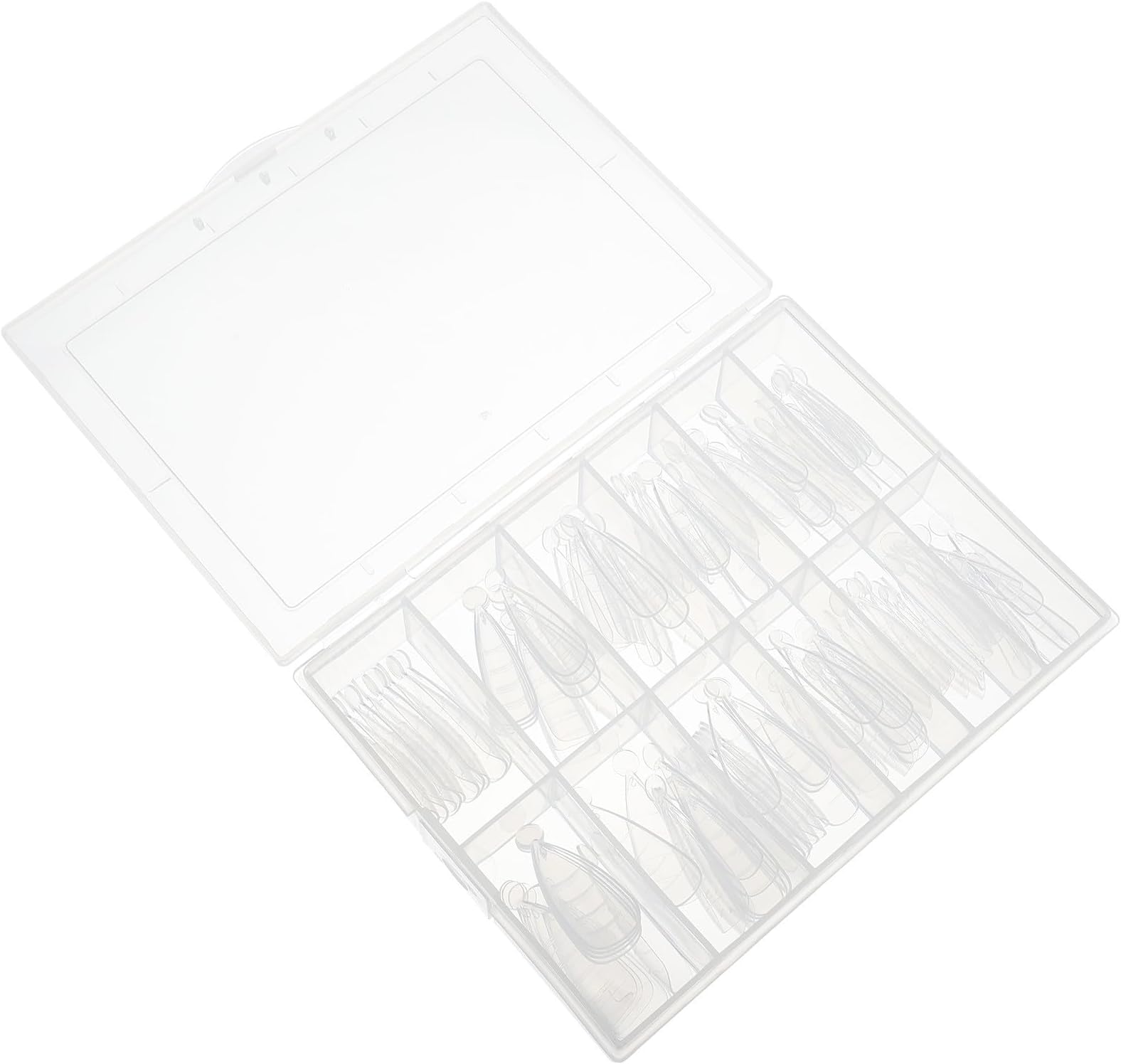 120pcs Gel Nail Extension Mold False Nail Tips with Scale Crystal UV Builder Tips for Professional Manicure and Accessories