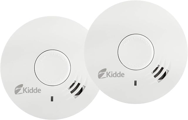 Kidde 233045 10Y29 RB Smoke Alarms 2 Pack 10 Year Battery Life