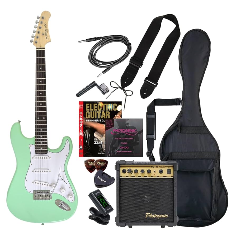【美品】 PHOTOGENIC エレキギター サーフグリーン フォトジェニック Amazon.co.jp: PhotoGenic エレキギター TLタイプ TL-180/SFG