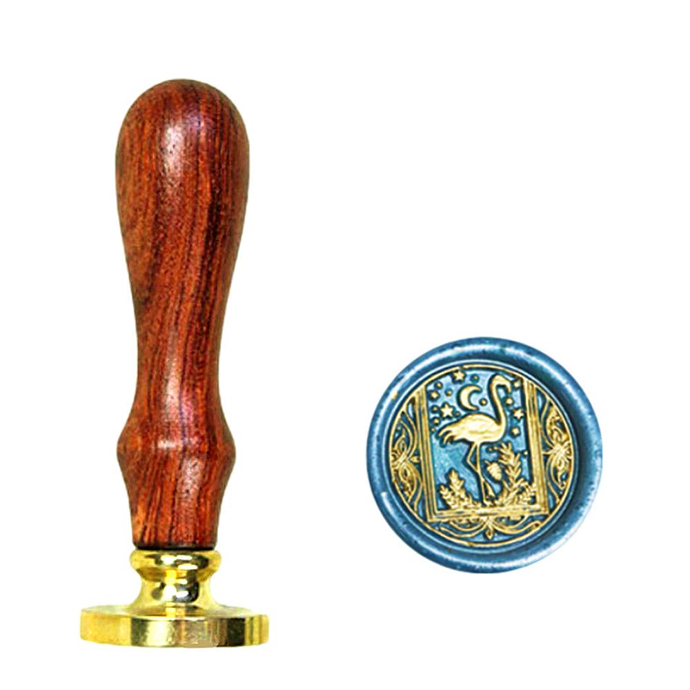 Waszegel stempelset, ANBOSE levensboom wax zegel stempelset met 6 stuks verwijderbare messing koppen en 1 houten hengsel, retro vintage gepersonaliseerde wax zegel stempel voor briefkaarten uitnodigingen