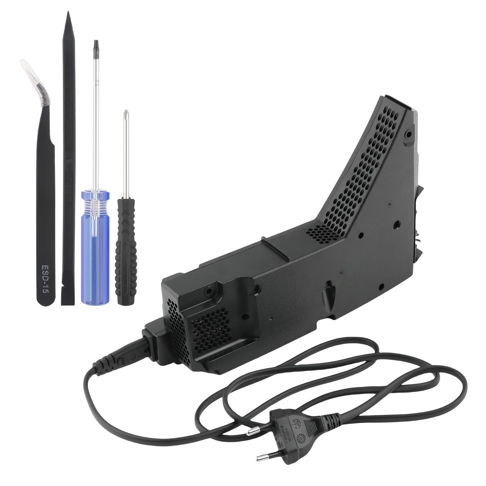 RongZy per PS5 Alimentatore per Playstation 5 Alimentatore Interno Sostituire ADP-400FR PA-1401-JT3 con Cavo di Alimentazione Strumenti di Riparazione