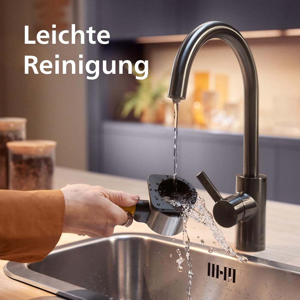 Philips Baristina Espressomaschine und Milchaufschäumer Paket –Automatisches Mahlen, Tampen & Brühen, 16 Bar, Kaffeemaschine mit Mahlwerk & Siebträger, leichte Reinigung, Schwarzgrau (BAR308/60)