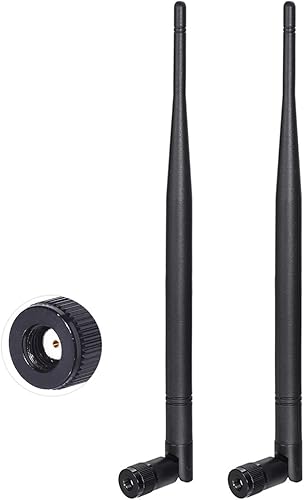 Bingfu Antena 4G LTE RP-SMA 5dBi (paquete de 2) para cámara de rastro – para cámara de juego celular, caza de vida silvestre y cámara de seguridad