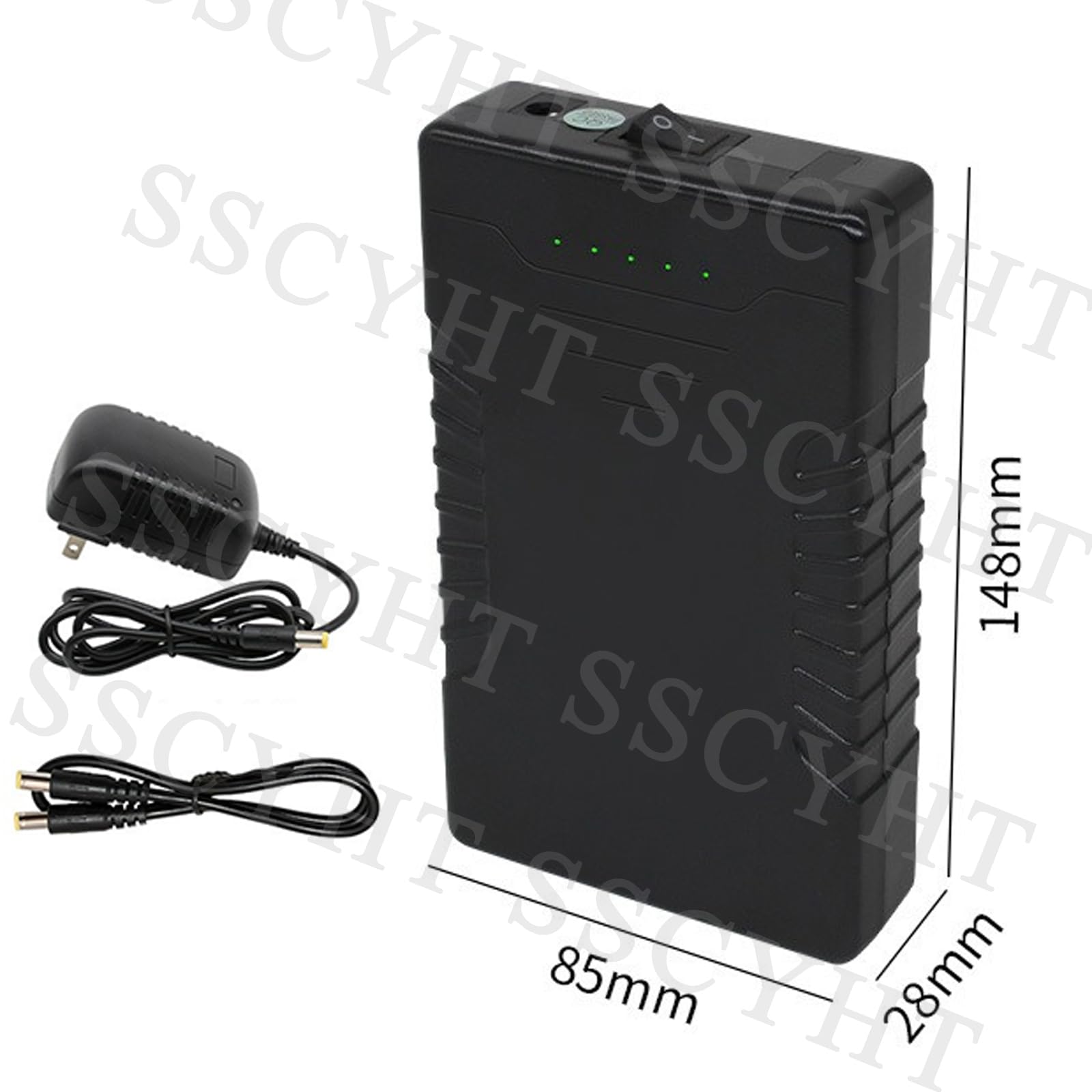 Akumulator litowo-jonowy 24V o pojemności 12000mAh, 15600mAh lub 19200mAh. Zapasowy akumulator 24 V do odtwarzaczy DVD, kamer CCTV, odtwarzaczy MP4 i taśm LED.