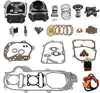 Vista 1 de Kits de reconstrucción de cilindro GY6 Trkimal 100cc de gran calibre para válvula de 64mm 49CC 50CC 139QMB, motor de ciclomotor scooter 50mm, set