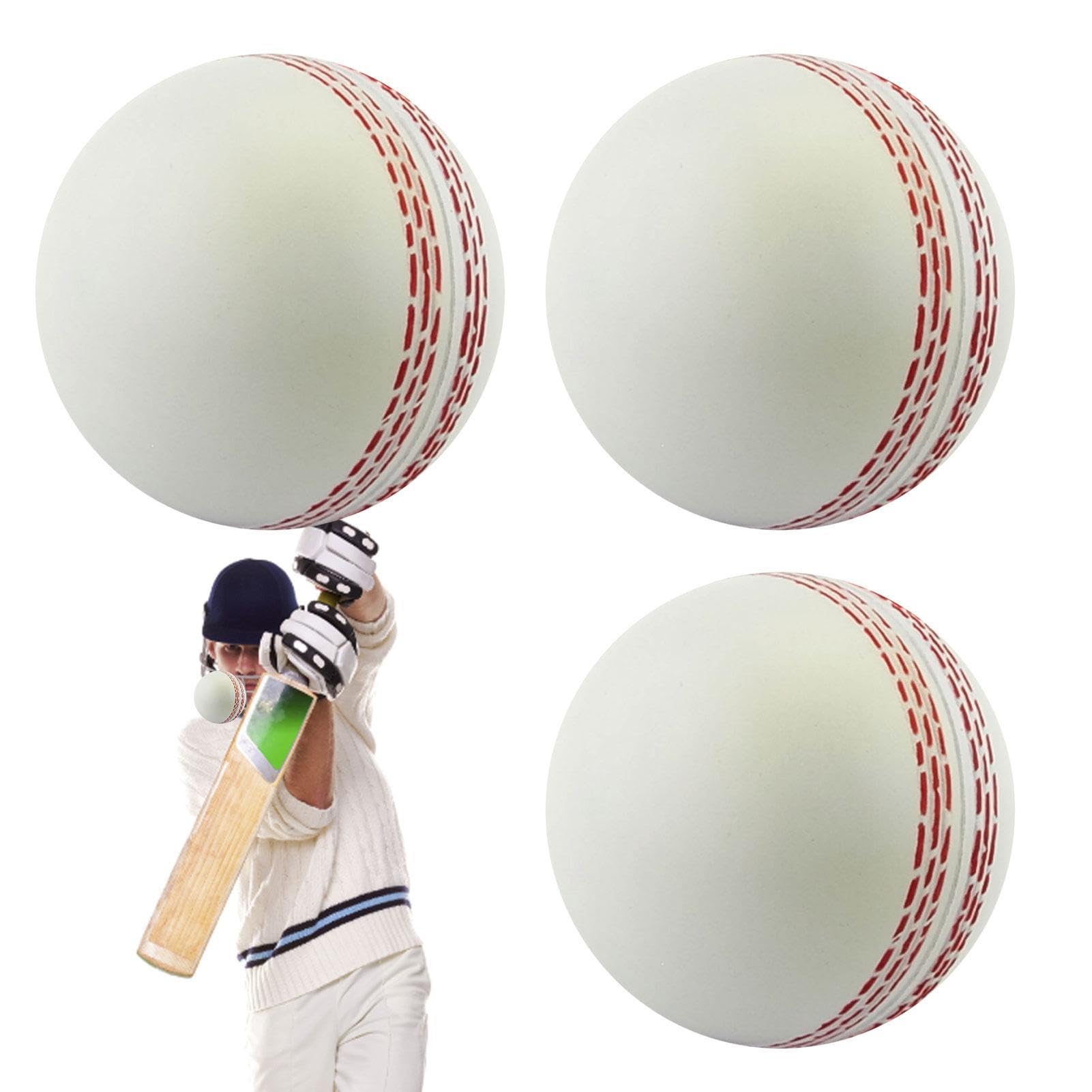 Wind Cricket Balls | Cricket Balls for Training | Coaching, Practice & Excellent Bounce Skills Soft Foam Rubber Cricket Ball for Practice, Portable Training Balls for Swinging, Bouncing,