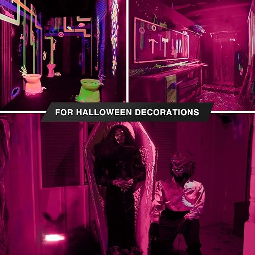 Miniatura 4 de BlueX - Paquete de 2 bombillas LED A19 (9 W, equivalente a 60 W), base E26, luz azul, decoración de fiestas, porche, iluminación del hogar,