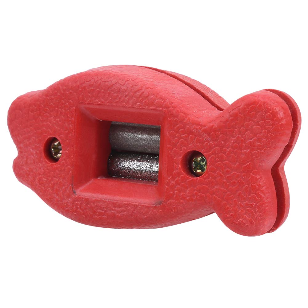 RiToEasysports Ice Skate Blade Sharpener, Ice Skate Blade Sharpener Hockey Skate Sharpener Ice Skate Shoes Grinding Conditioner Blades Maintenance Tool (Red)
