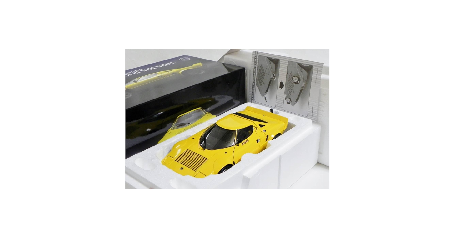 Amazon | 京商 1/18 ランチア ストラトス HF イエロー ワイド