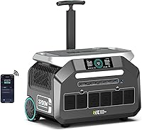 Vista 1 de Estación de energía portátil IEE de 3200 W P3200, generador solar de 2048 Wh, carga de CA de 1800 W y carga solar de 1000 W, estación de energía