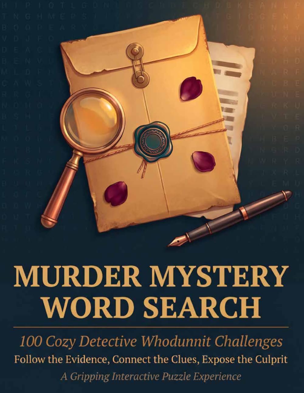 Murder Mystery Word Search: 100 Cozy Detective Whodunnit Challenges: Follow the Evidence, Connect the Clues, Expose the Culprit: A Gripping Interactive Puzzle Experience