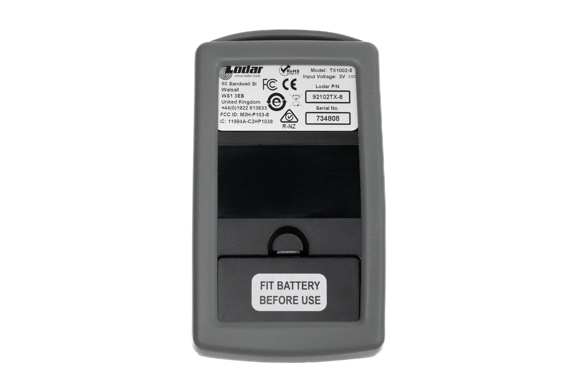 Lodar 2 Function Winch Remote Control – 9 Series – Wireless Transmitter with 200 ft Range – Direct Replacement for Lodar Systems – Standard 92 Series Receiver Compatible – Part Number 301101