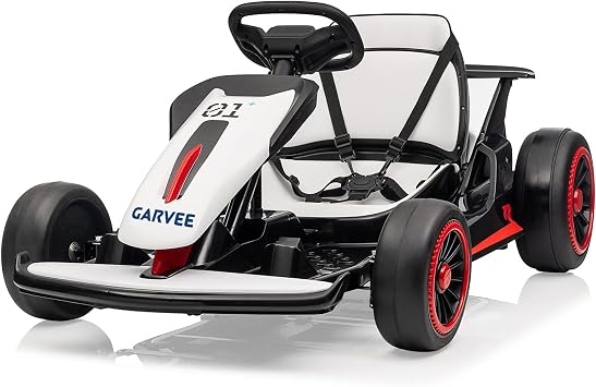 Garvee 24V Electric Go Kart for Kids 6-12 Years Old, Ride On Drift Kart
