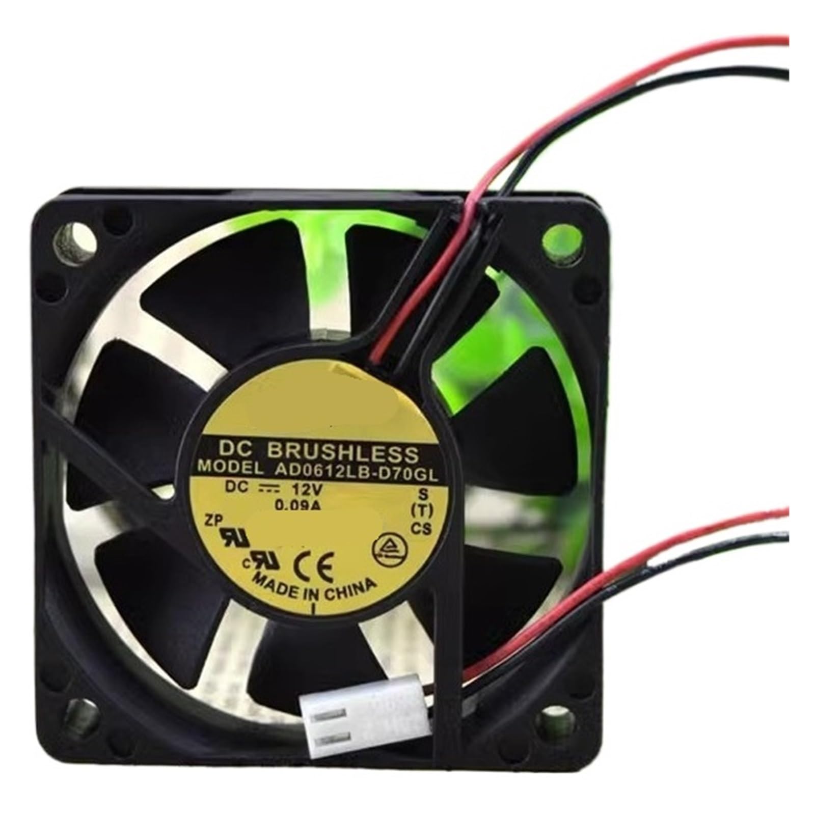 YMUGUEGH 6015 6CM fan 12V 0.09A axial flow fan AD0612LB-D70GL dc cooling fan