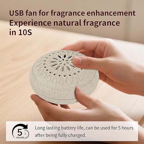 Miniatura 3 de Difusores de aceite esencial para el hogar, difusor de aromaterapia pequeño portátil, difusores ultrasónicos para aceites esenciales, apto para