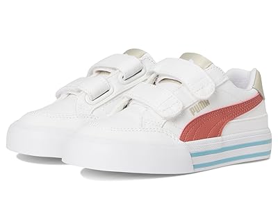 PUMA Kids Court Classic Vulc Hook And Loop Shoes (Toddler/Little Kid) Kid