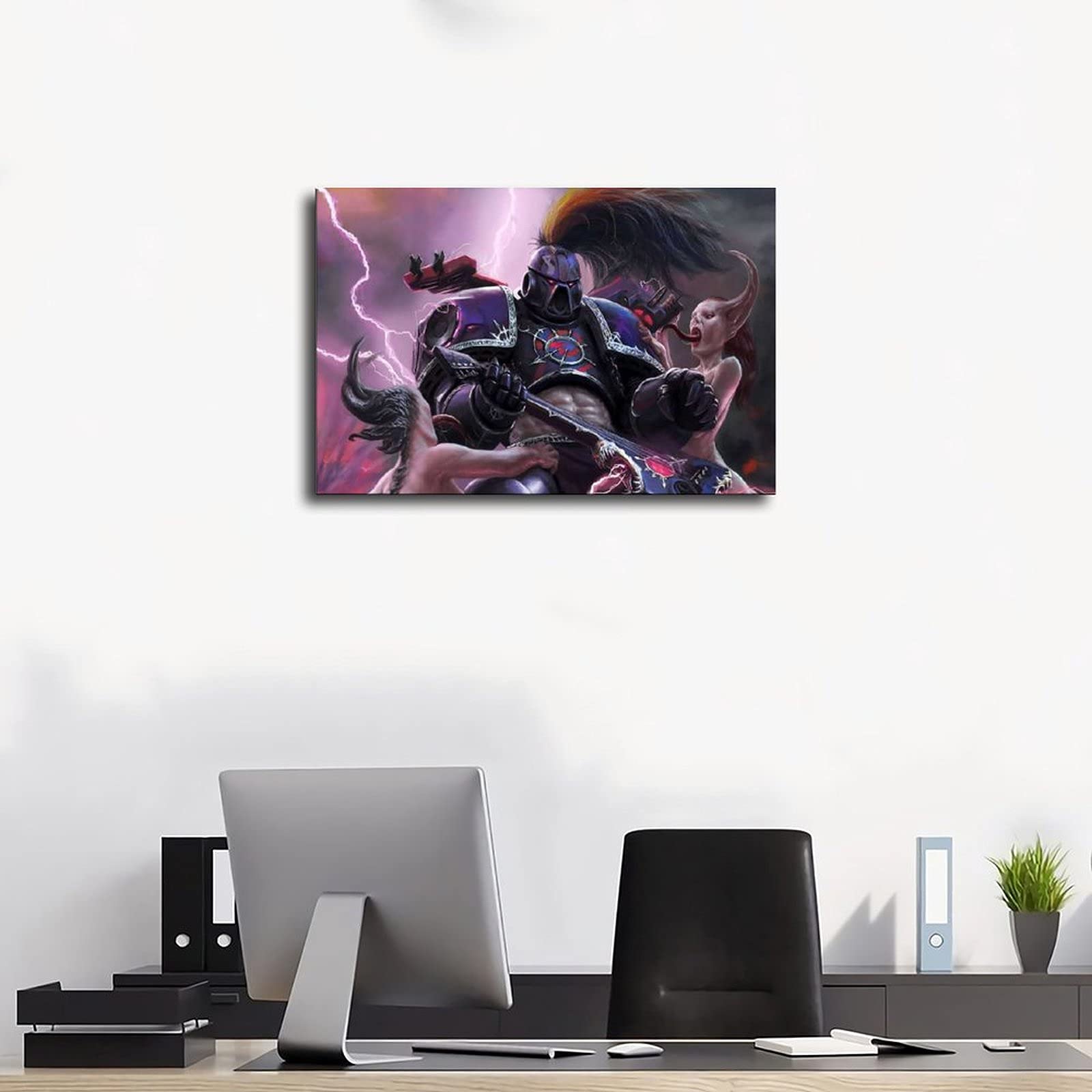 Warhammer 40.000 Poster 30x45cm - Leinwand Druck Für Gaming Zimmer