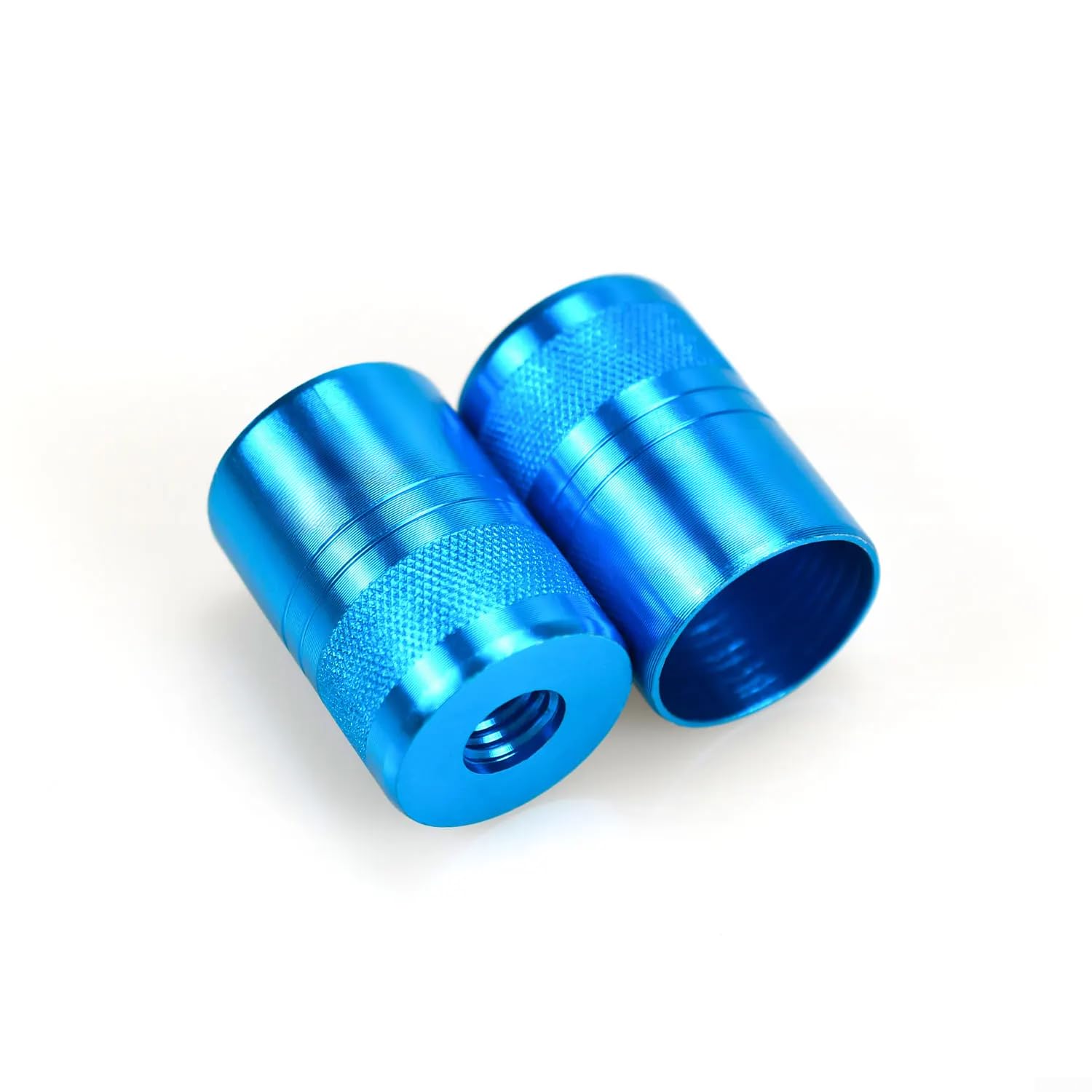 Fishing Rod Landing Net Adapter 2PCS Metal Construction for Secure Coupling During Active Fishing Use (Blue 10.5mm)