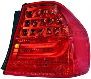 Car LED Rear Tail Lamp Tail Brake Light Back Side Taillights 63217289425 63217289426, Compatible for BMW 3 Series E90 2008 2009 2010 2011 Color Right