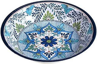 Certified International Talavera Melamine 13.75" x 2.75" Large Serving Bowl, Multicolor - 20291