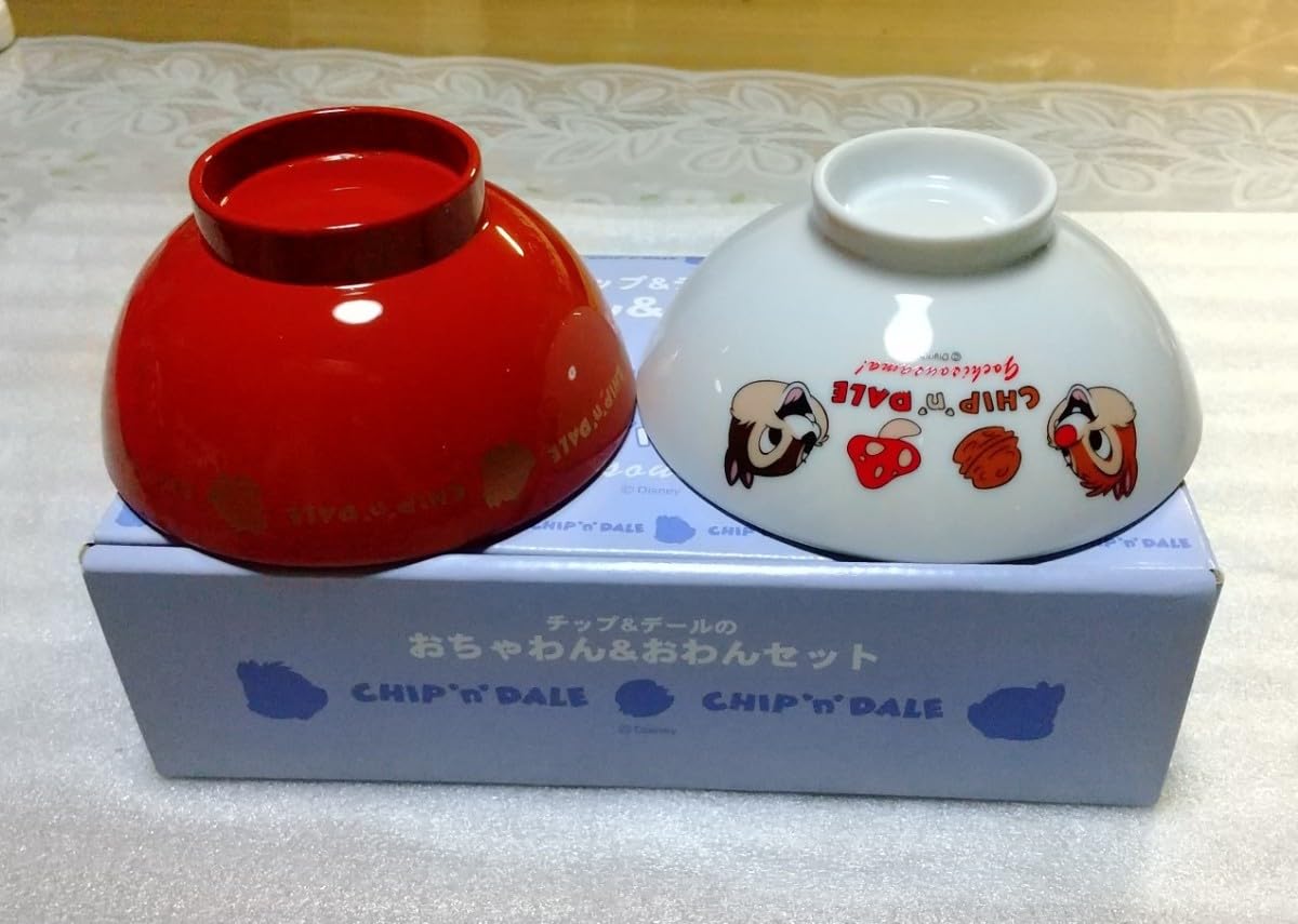チイラボさん　お茶碗　セット Amazon.co.jp: チップとデール おちゃわん & おわん セット