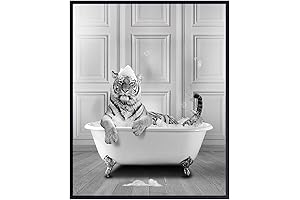 Tiger Bathroom Wall Art & Decor: Unleash the Jungle Within