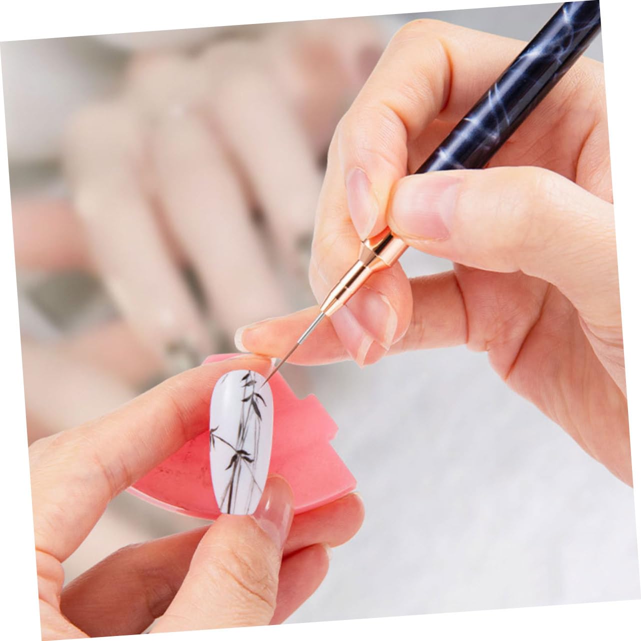 Healvian 15pezzi Pennelli Per Nail Art Professionale Liner Brush Per Disegni e Decorazioni Unghie Pennelli Per Pittura e Disegno Unghie Elegante e Facile Da Usare Per Estetiste e