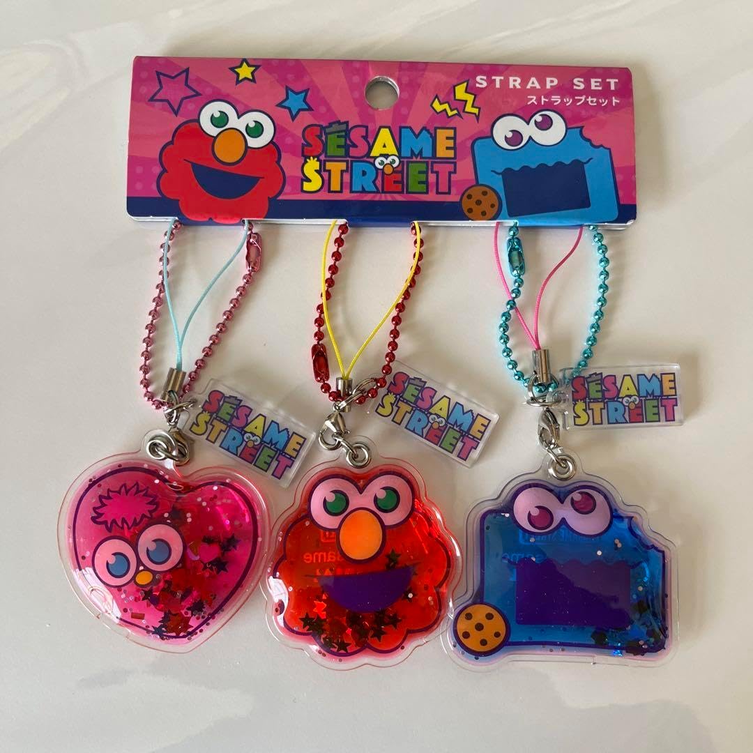 USJお土産ストラップセット Sesame Street USJ】春の新作セサミ