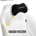 CYBEART | Lunar - NEO Series Gaming/Président de bureau 4D Accoudoir, NeoTek™ Leatherette AeroMag™ Cou & Oreiller lombaire, Recline & Tilt