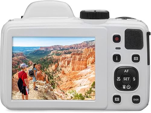 Miniatura 3 de Kodak AZ405WH PIXPRO Astro Zoom Cámara digital de 20 MP, zoom óptico 40X, paquete de 0.945in con tarjeta de memoria Lexar UHS-I SDHC de 32 GB y