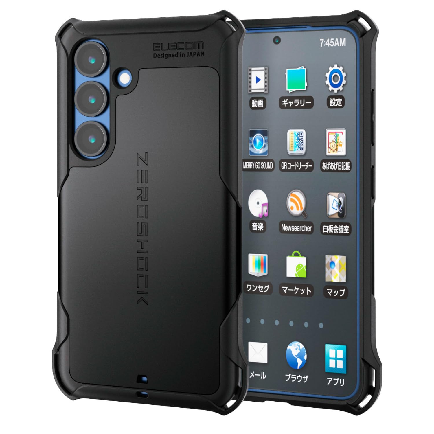 Amazon.co.jp: エレコム Galaxy S25 (SC-51F) ケース ハイブリッド