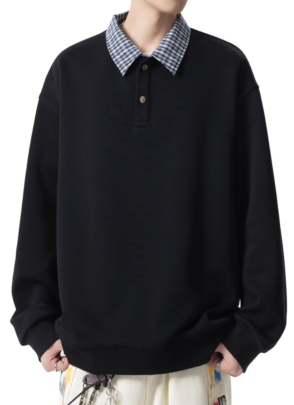 Amazon.co.jp: [pletward] トレーナー メンズ 長袖 vネック 春服 