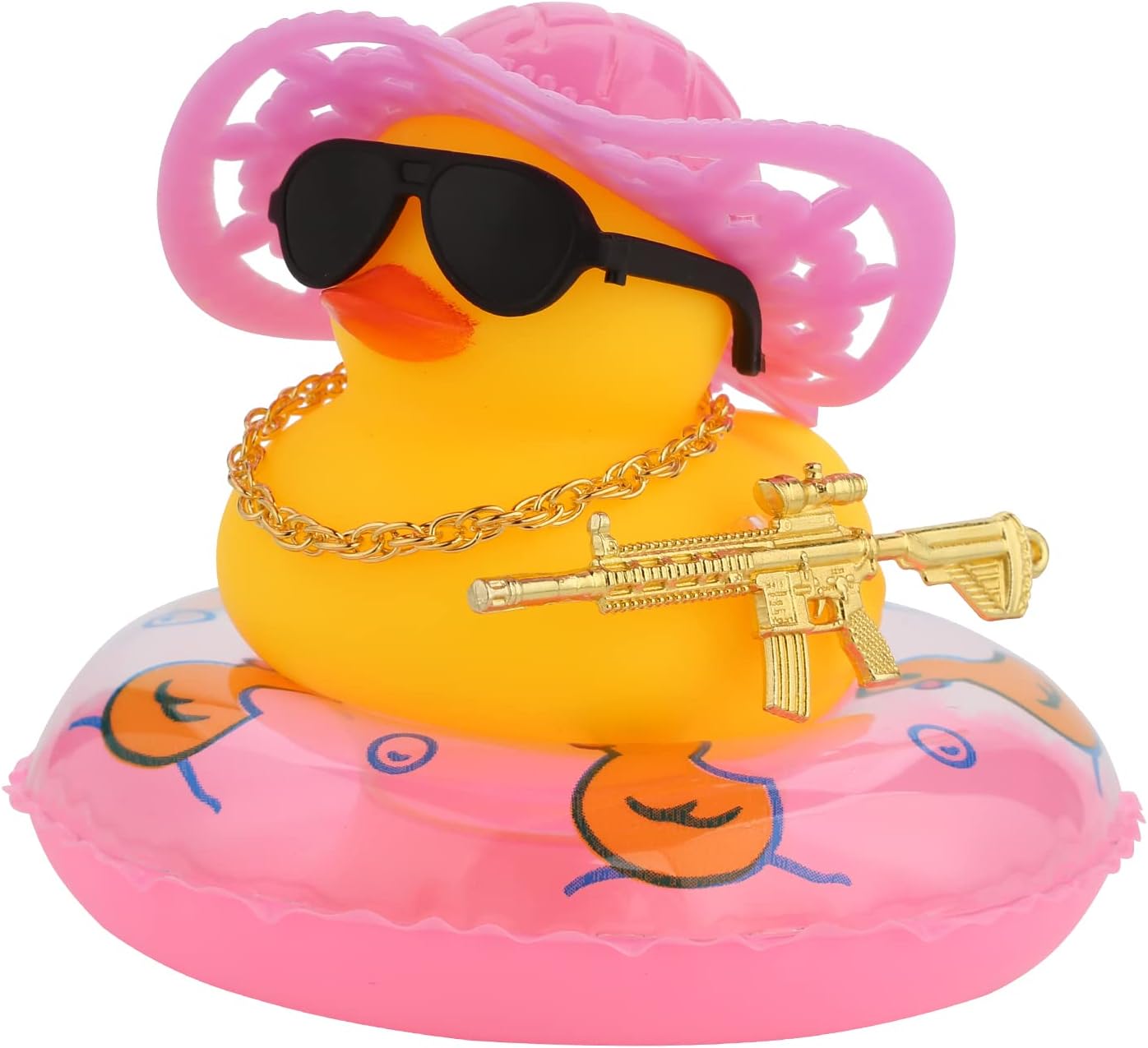 Rubber Duck Car Duck Decoration Dashboard, Mini Rubber