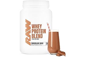 RAW Whey Protein Powder Blend, Chocolate Milk