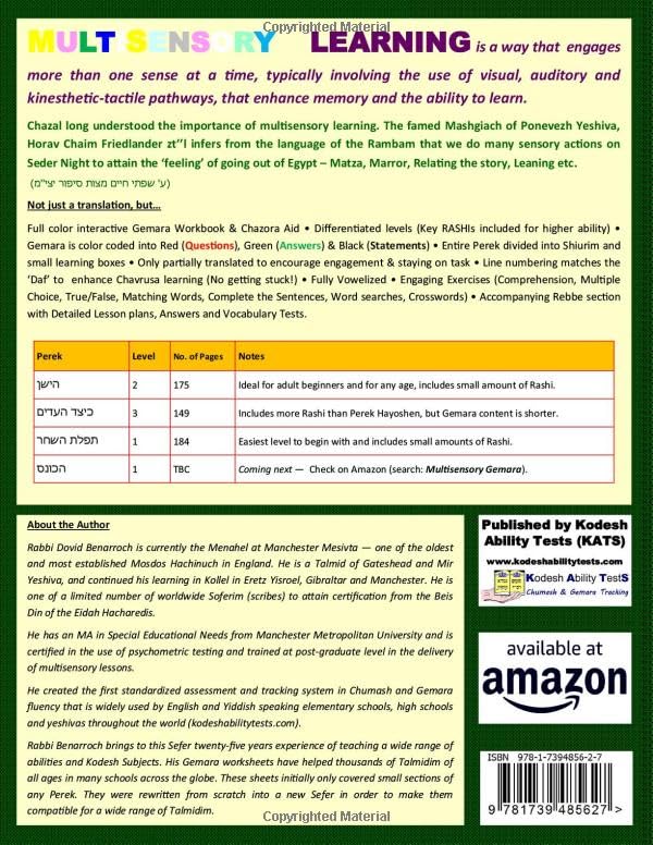 MULTISENSORY GEMARA LEARNING Keitzad Ho'eidim: The Fast Track to Independent Learning - Level 3 (Mulitsensory Gemara Learning) - Image 2