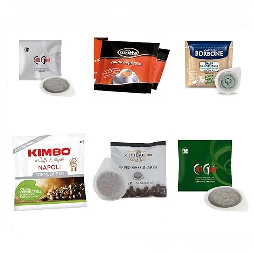 Paquete variado de muestras de cápsulas de espresso (cápsulas ESE) 60 unidades